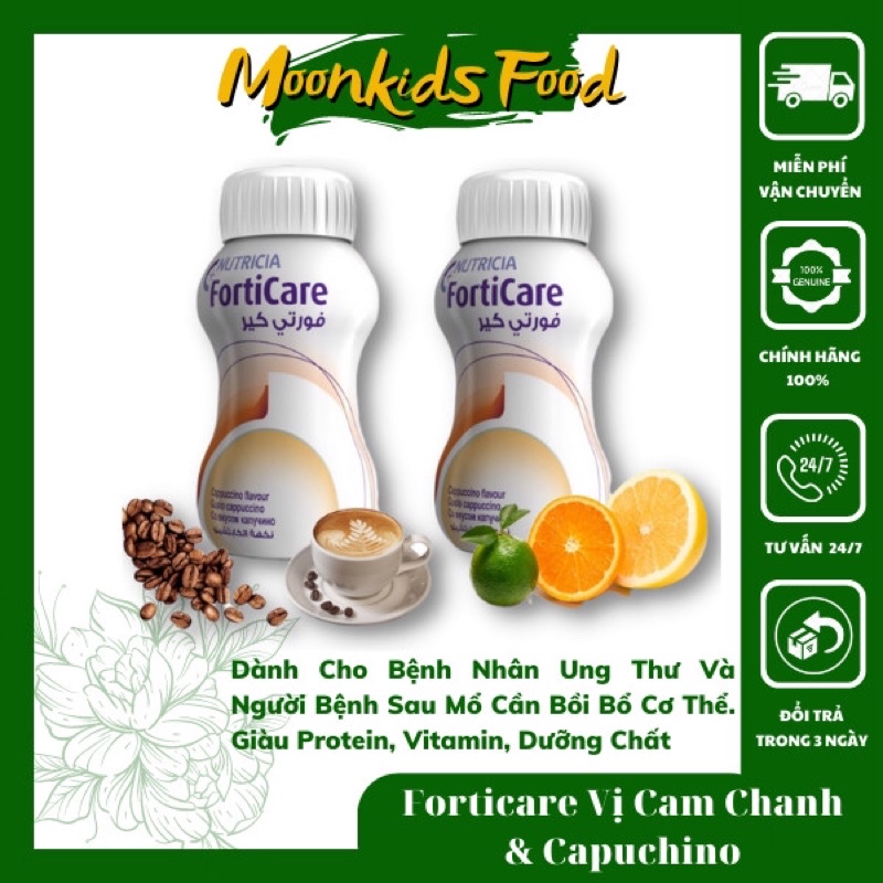 Sữa Forticare lốc 4 hộp chai 125ml