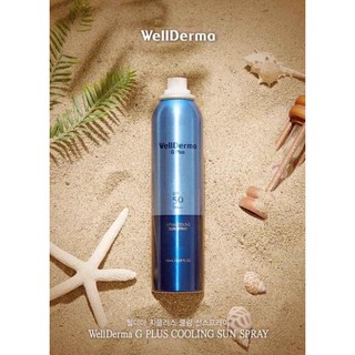 Xịt chống nắng Wellderma G Plus Cooling Sun Spray SPF 50Pa++++ tại shop mitmo