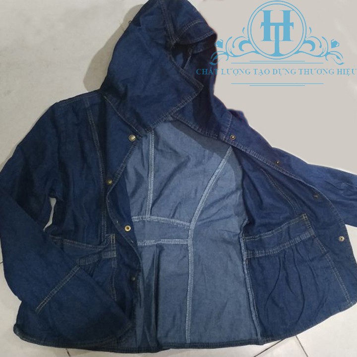 [MUA KÈM DEAL SỐC] NGUYÊN BỘ ÁO VÁY CHỐNG NẮNG JEAN - Có Áo khoác &amp; Váy chống nắng Jean thêu họa tiết Bông Lúa