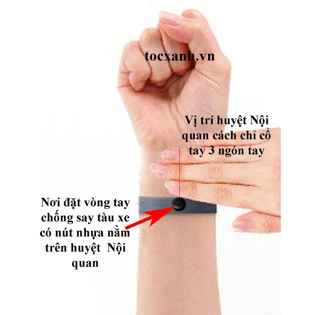 Vòng tay chống say tàu xe, ốm nghén, buồn nôn