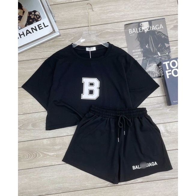 ✨✨SET CHỮ B IN CROPTOP ✨✨
