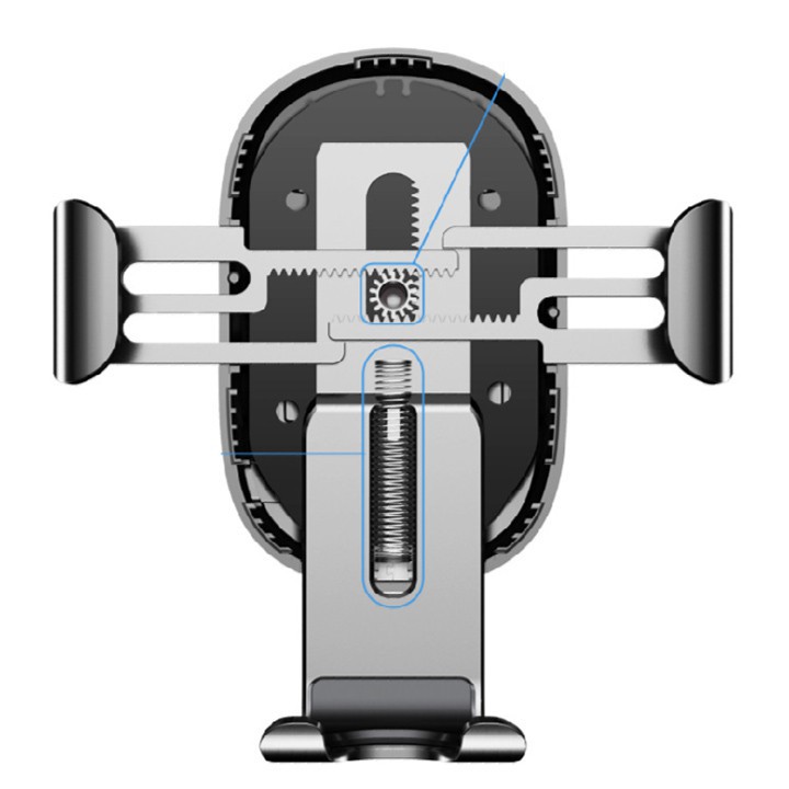 Giá đỡ điện thoại kiêm sạc không dây thông minh trên ô tô nhãn hiệu Baseus - Mã WXYL-01 | BigBuy360 - bigbuy360.vn