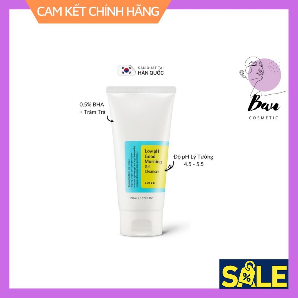 Sữa Rửa Mặt Dạng Gel Cosrx 150ml