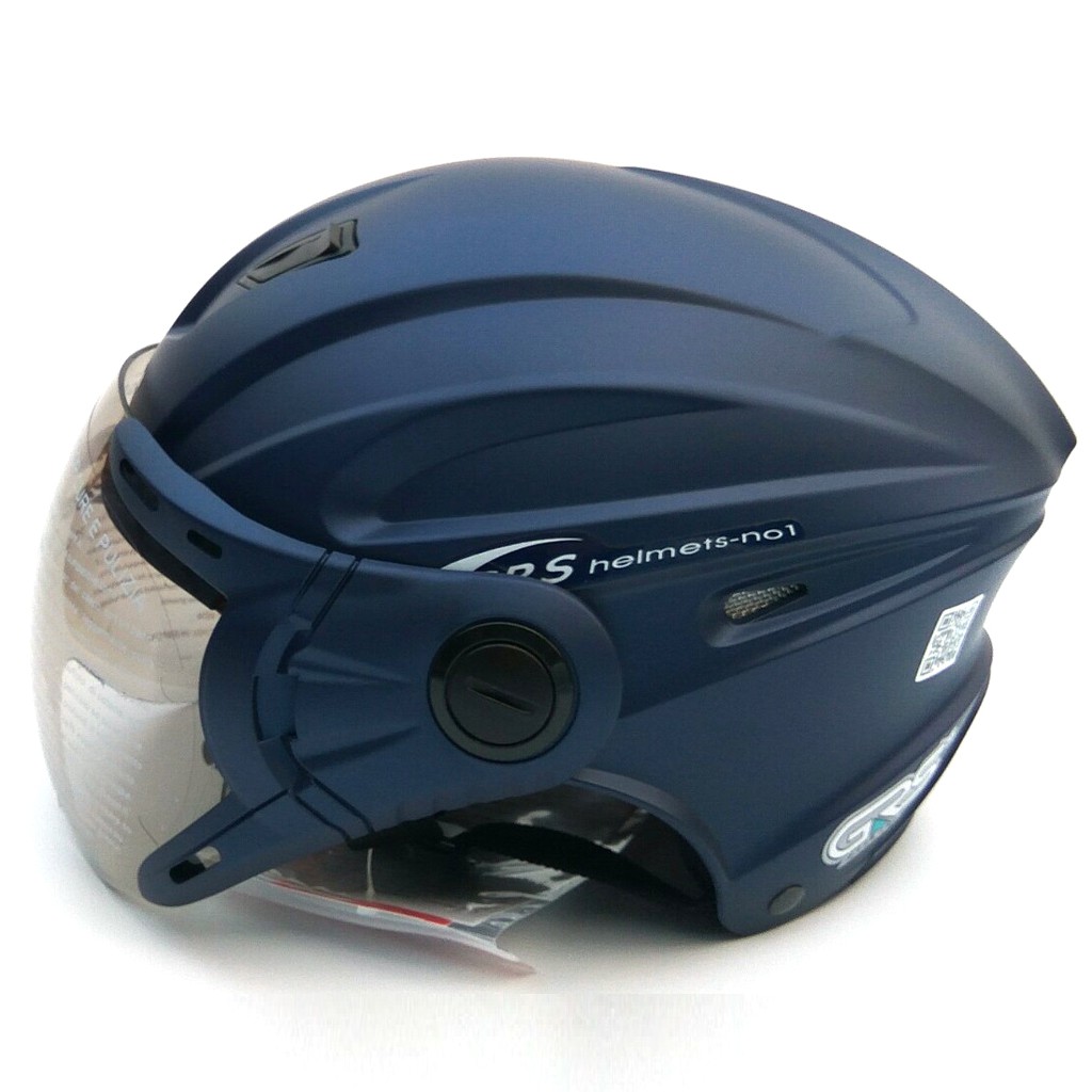 Mũ Bảo Hiểm Nửa Đầu GRS A737K (màu xanh tím than nhám)