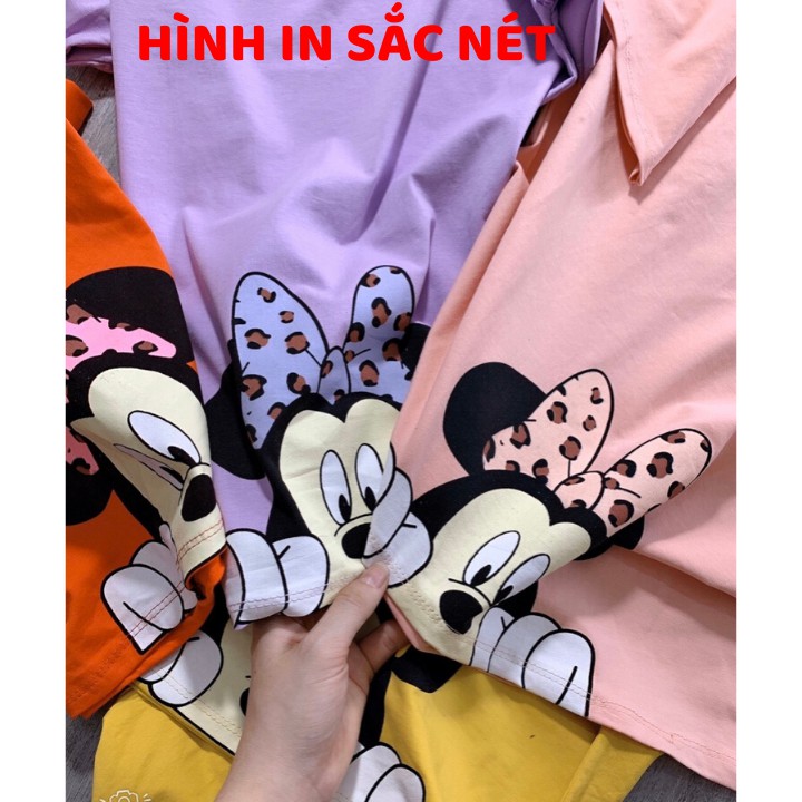 Set bộ ngố MICKEY MOUSE M001 from dáng áo thụng, vải mịn đẹp | BigBuy360 - bigbuy360.vn