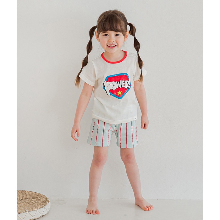Bộ cộc tay cotton lổ Cordi-i Hàn Quốc