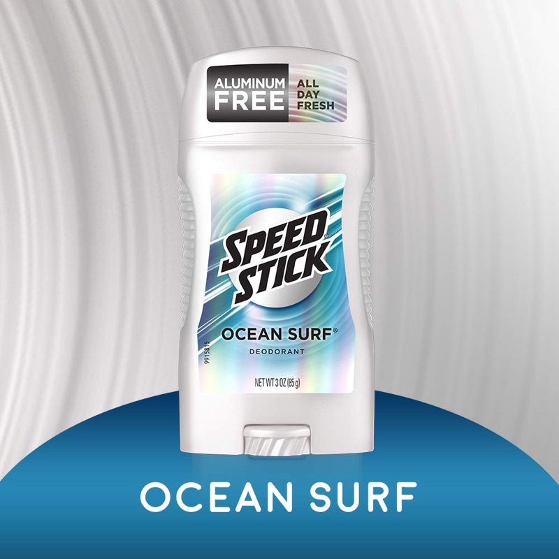 Lăn sáp khử mùi nam Speed Stick Ocean surf 85g (sáp xanh)