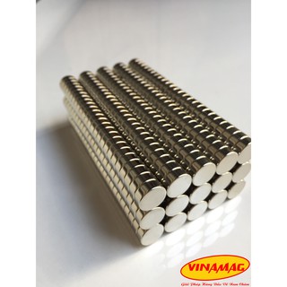 13x5mm nam châm trắng đất hiếm lực từ cực mạnh