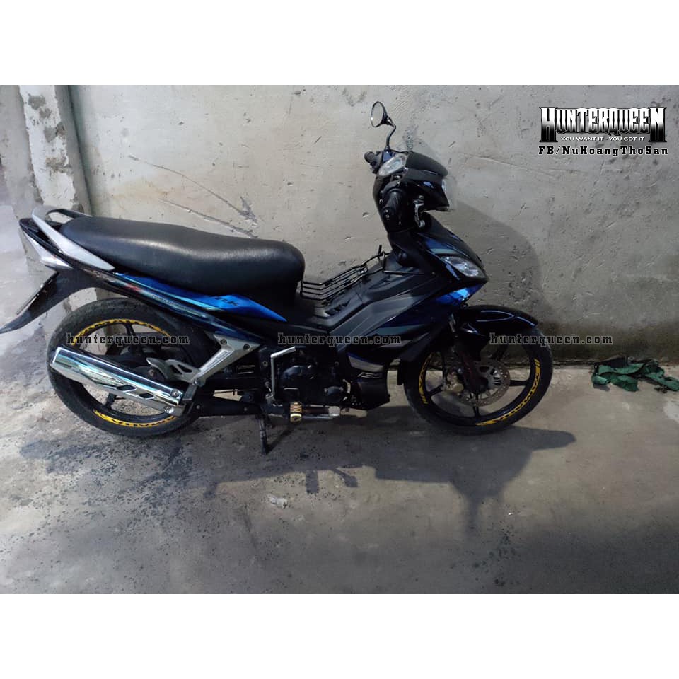 Tem xe Exciter 2009 đẹp - Tem Spark Z, Chất liệu crom - Kéo qua để xem thêm mẫu tem - Tùy chỉnh theo yêu cầu