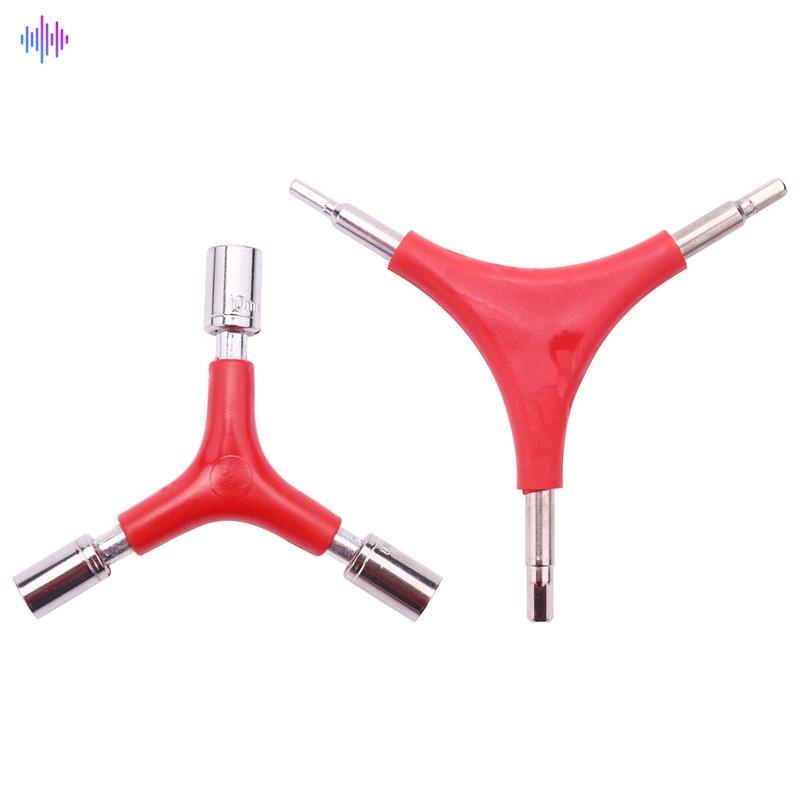 Bộ 2 chìa khóa lục giác 3 chiều hình chữ Y cỡ S 4/5/6/8/9/10 mm cho xe đạp