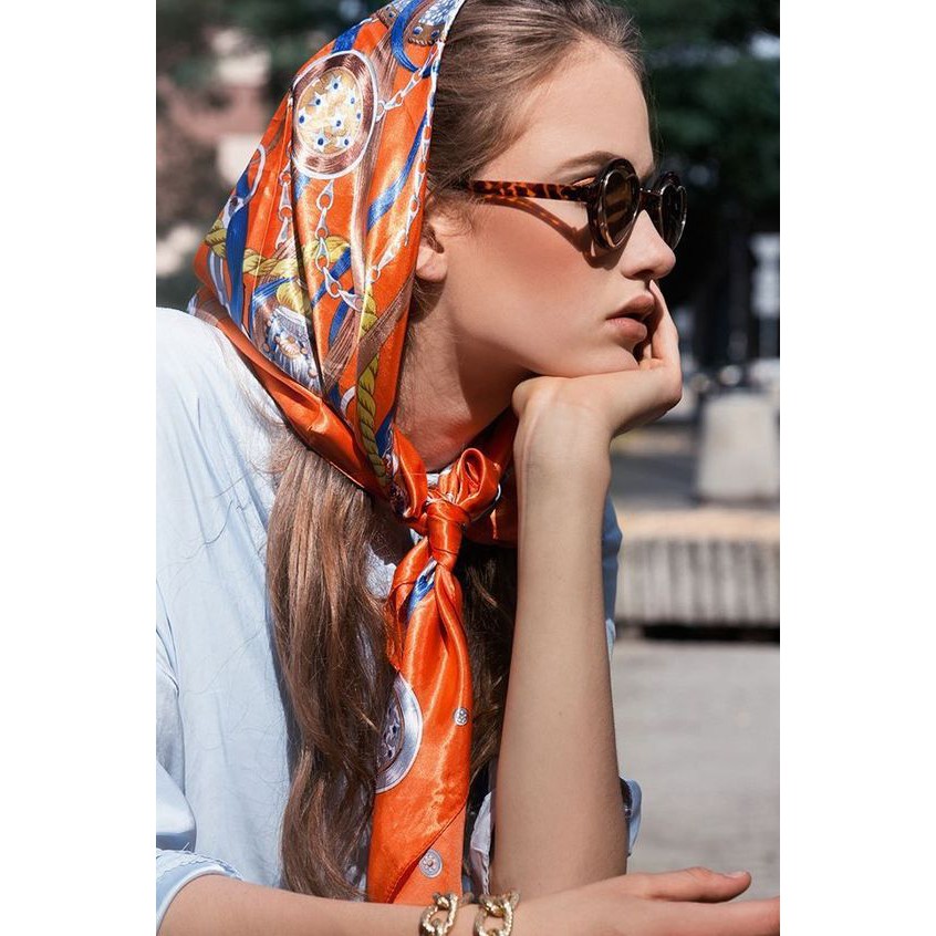 Khăn lụa vintage của Ý, Pháp, Nhật ...