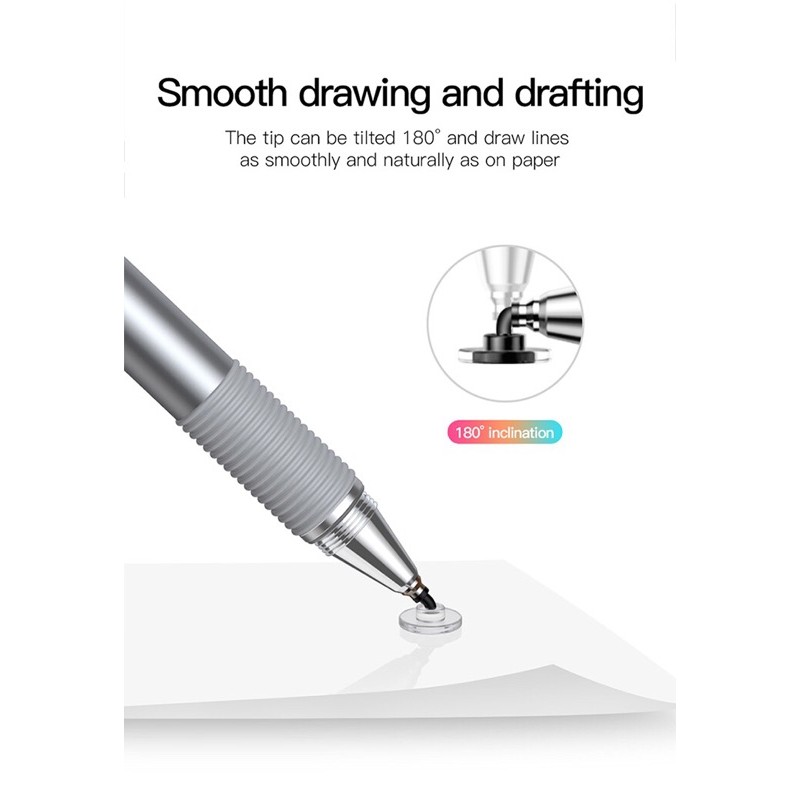 Bút cảm ứng điện dung 2 trong 1 Baseus Golden Cudgel Capacitive Stylus Pen cho Smartphone / Tablet/ iPad