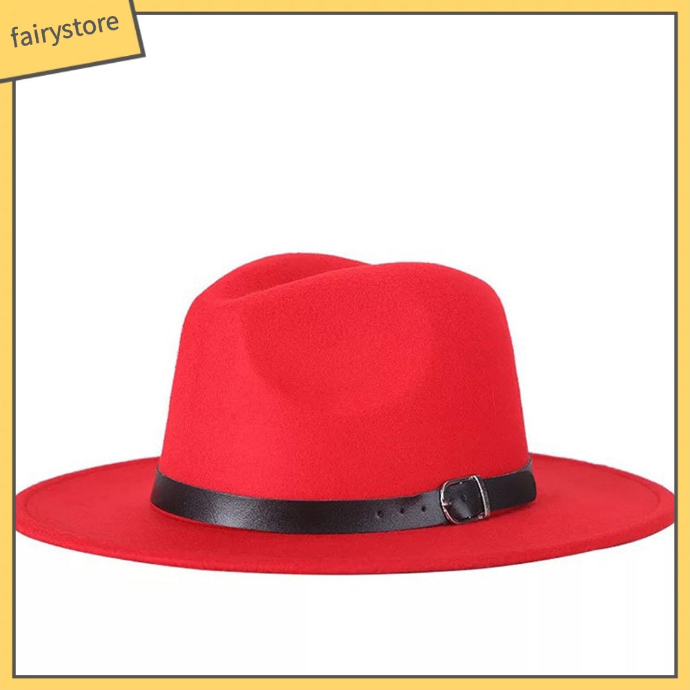 Mũ Phớt Rộng Vành Phong Cách Vintage Cho Nam Và Nữ