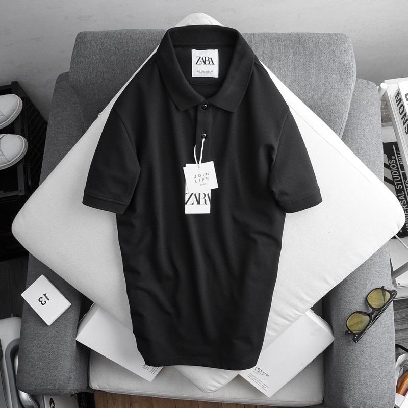 Áo thun nam polo có cổ ZR thun cao cấp thấm hút tốt