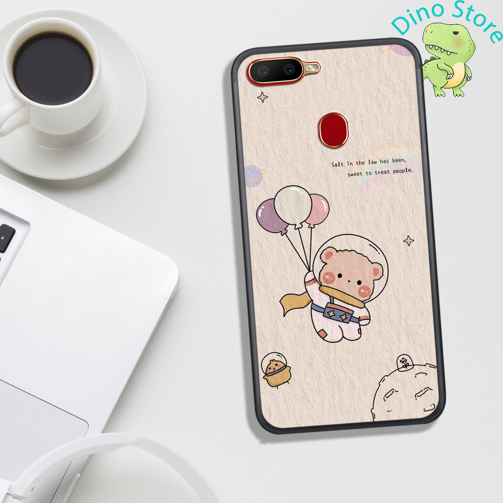 ỐP LƯNG OPPO A5S/A7/F9/A12 ,  IN HÌNH PHI HÀNH GIA DỄ THƯƠNG, ĐỘC LẠ, NGỘ NGHĨNH