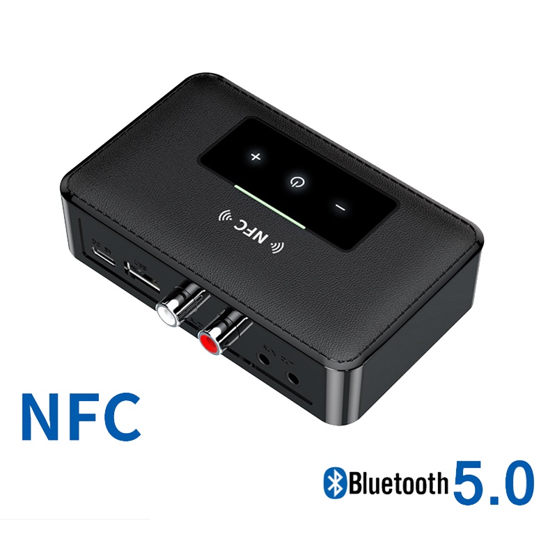 Thiết Bị Truyền Nhận Tín Hiệu Âm Thanh Bluetooth 5.0 Hifi 3.5mm Rca U Disk Nfc Không Dây Cho Tv / Xe Hơi