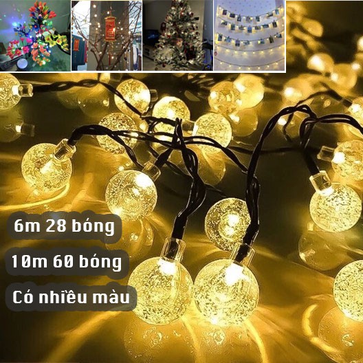 [Mã LIFE10K15 giảm 10K đơn 20K] Dây đèn LED BI BỌT NƯỚC Cherry Ball trang trí decor TẾT NOEL NHÀ CỬA siêu bền