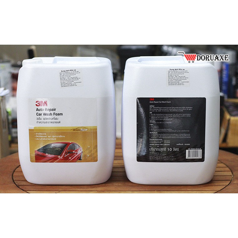 NƯỚC RỬA XE BỌT TUYẾT 3M💖 10 LÍT💖NHẬP KHẨU THÁI LAN 💖 AUTO REPAIR CAR WASH FOAM💖