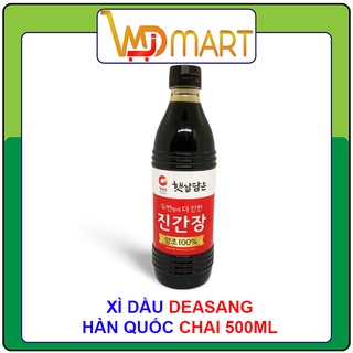 Xì dầu DAESANG Hàn Quốc Chai 500ml (자연숙성 발효 진간장 )