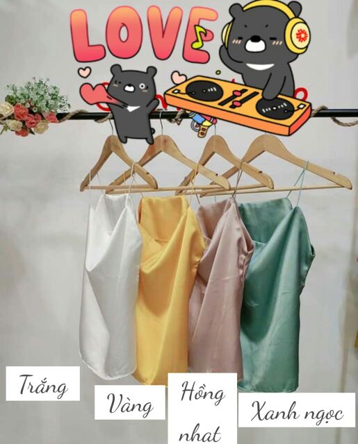 [Mã FAMAYWA giảm 10K đơn 50K] Áo 2 dây phi lụa cổ đổ chất phi lụa đẹp loại 1 | BigBuy360 - bigbuy360.vn