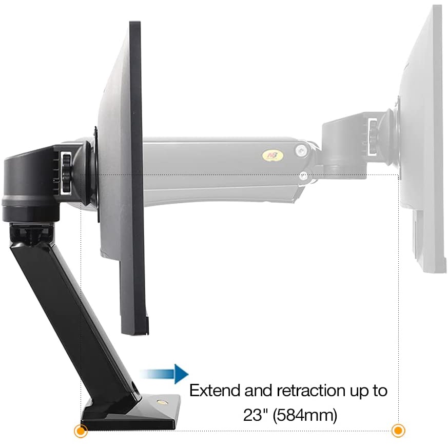 Giá Treo Màn Hình máy tính cho màn hình lớn NB45 15kg,North bayou