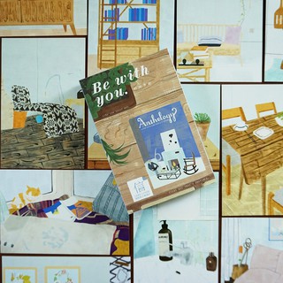 Bộ postcard tranh vẽ sweet home 30 tấm