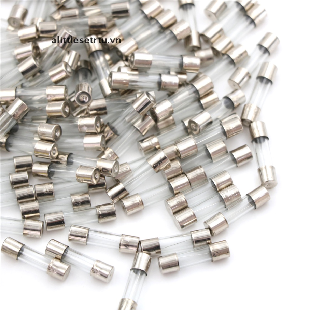 Set 100 Cầu Chì Thủy Tinh 2A 250V 5Mmx20Mm F2AL250V 2A Chuyên Dụng