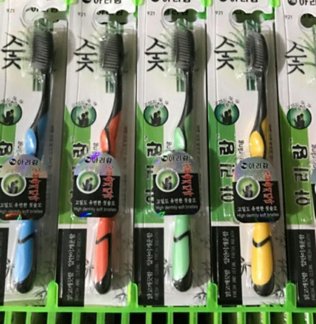 Bàn chải đánh răng than Tre BOSSI 921 Cao cấp Hàn quốc