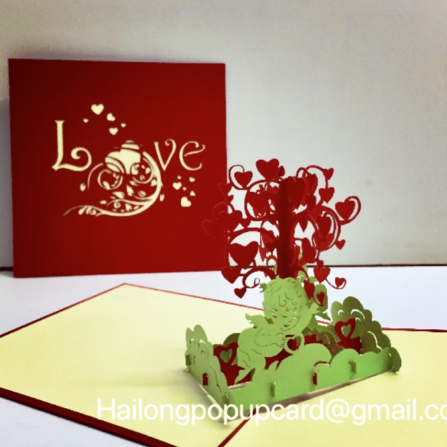 Cây Trái Tim 1 ( thiên thần ) - Love - Flower  - Thiệp 3D | BigBuy360 - bigbuy360.vn