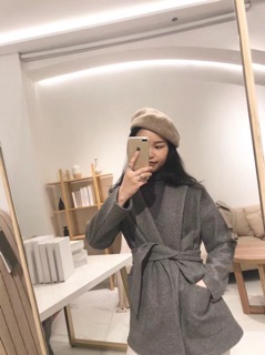 [Order] Áo khoác dạ Zara thắt belt