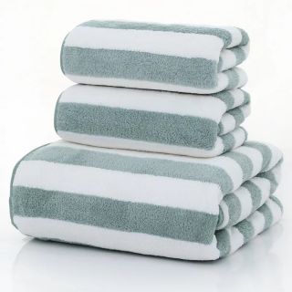 Khăn Tắm Sọc Mềm Mại Xuất Hàn Quốc