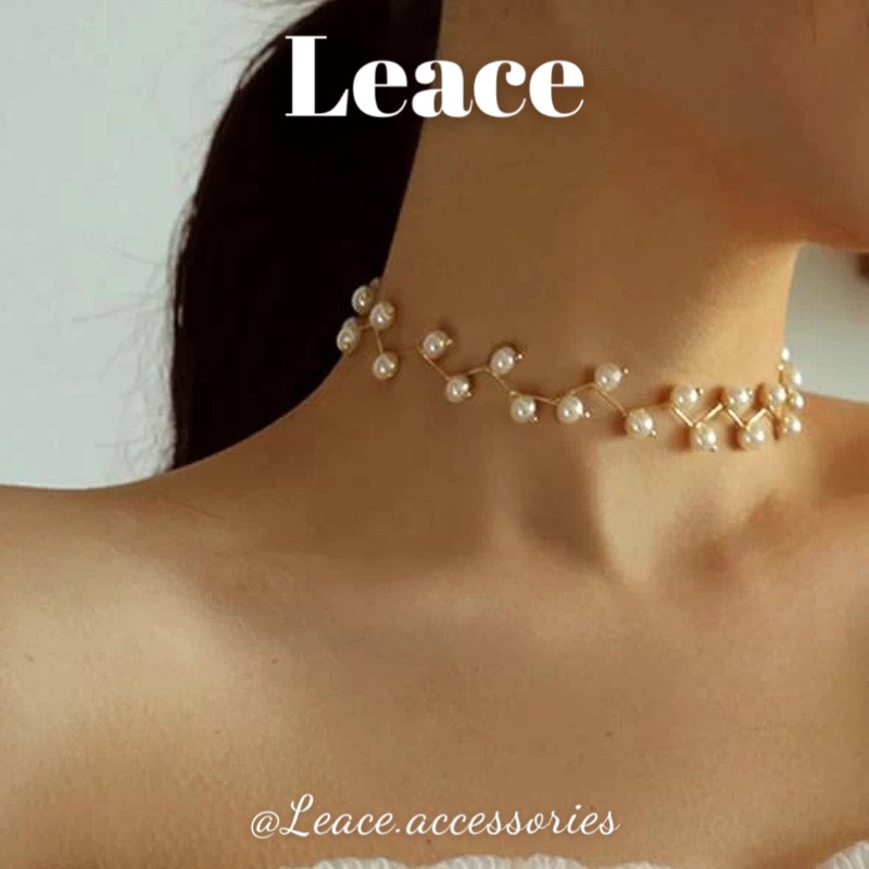 Dây chuyền nữ, vòng cổ nữ ziczac đính ngọc nữ tính thời trang NL012,013 Leace.accessories