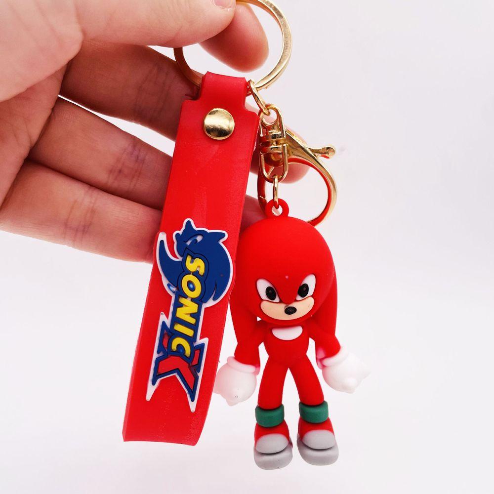 Móc Chìa Khóa Bằng PVC In Hình Sonics Dễ Thương
