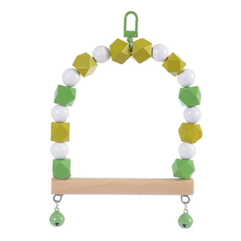 Giá Đứng Bằng Gỗ Nhiều Màu Dành Cho Chim Vẹt