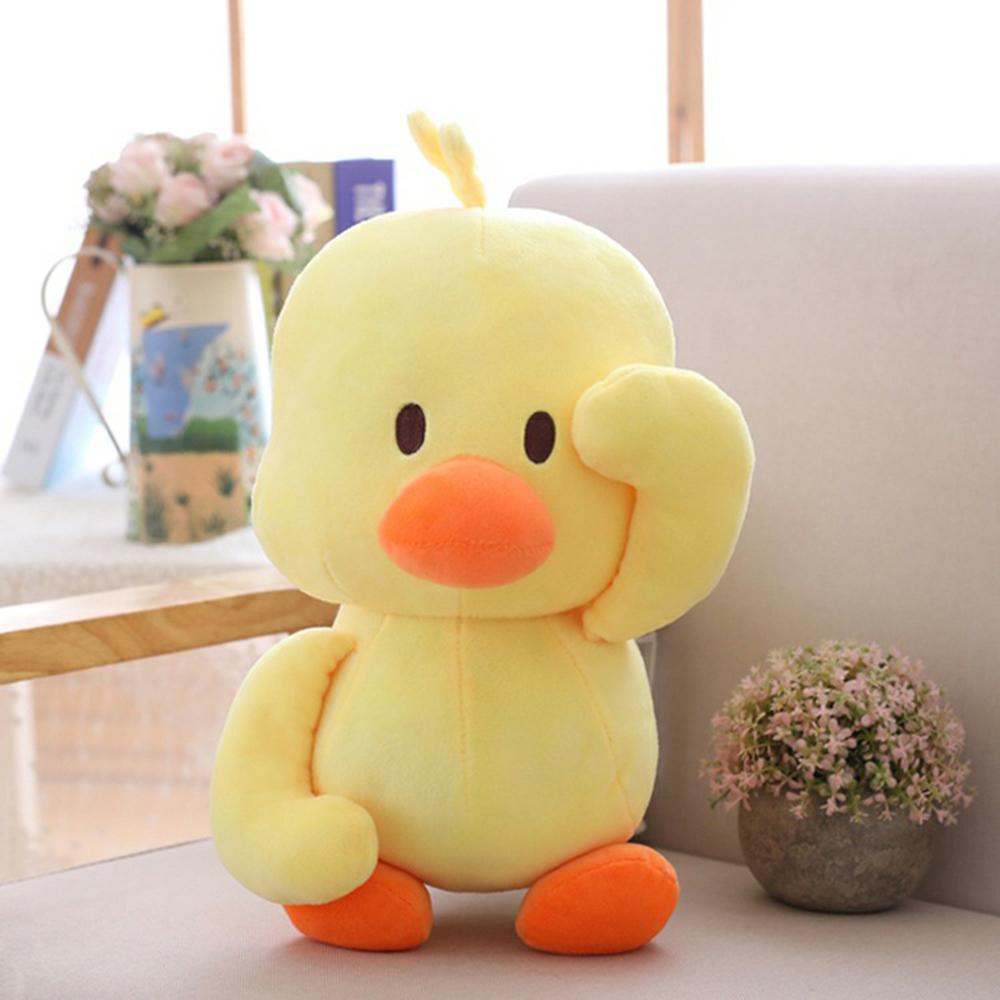 Thú Nhồi Bông Hình Chú Vịt Màu Vàng Đáng Yêu Giữ Ấm Tay Cho Bé