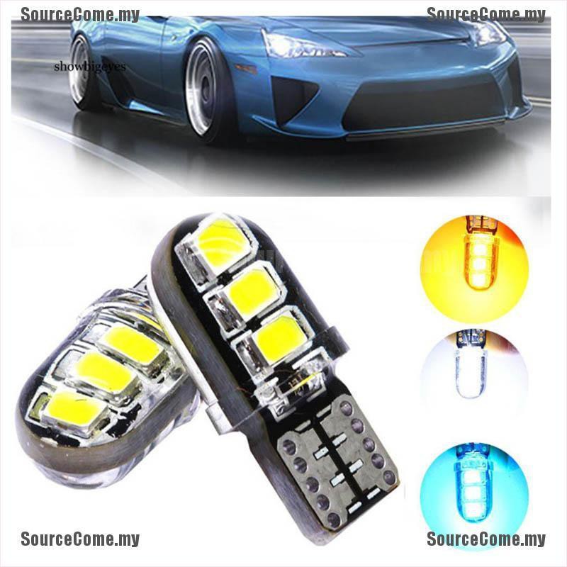 2 Bóng Đèn Led T10 W5w 12-smd 2835 Ánh Sáng Trắng