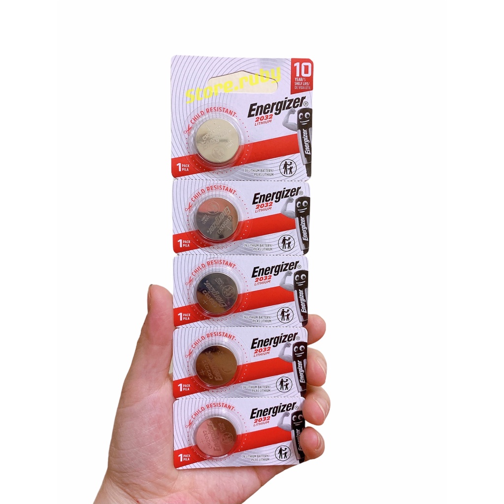 5 Pin CR2032 Energizer Lithium 3V