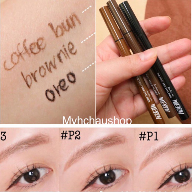 Bút Kẻ Mắt Nước Chống Trôi MERZY # Another Me The First Pen Eyeliner