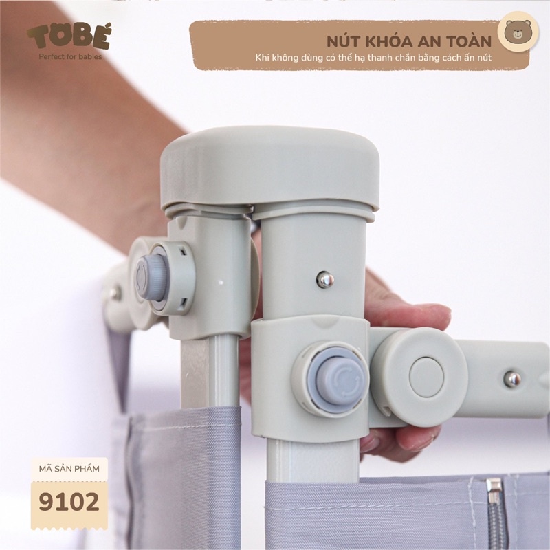 Thanh chắn giường an toàn tuyệt đối cho bé, đủ kích thước 1.6m, 1.8m, 2m, 2m2
