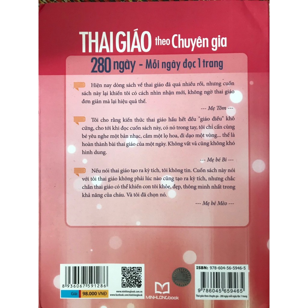 Sách -Combo Tri Thức Cho Một Thai Kì Khỏe Mạnh + Thai Giáo Theo Chuyên Gia 280 Ngày - Mỗi Ngày Đọc Một Trang