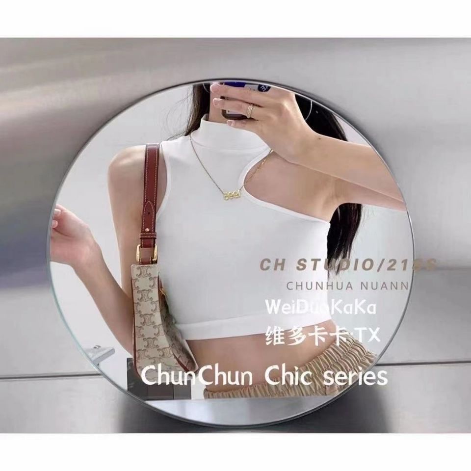 Áo Hai Dây Có Đệm Ngực Thiết Kế Độc Đáo Thời Trang Mùa Hè Quyến Rũ Cho Nữ