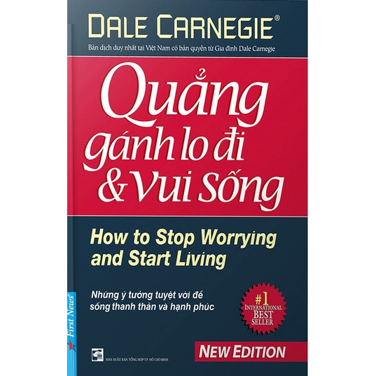 Sách - Quẳng Gánh Lo Đi Và Vui Sống - Bìa Cứng - Dale Carnegie - FN