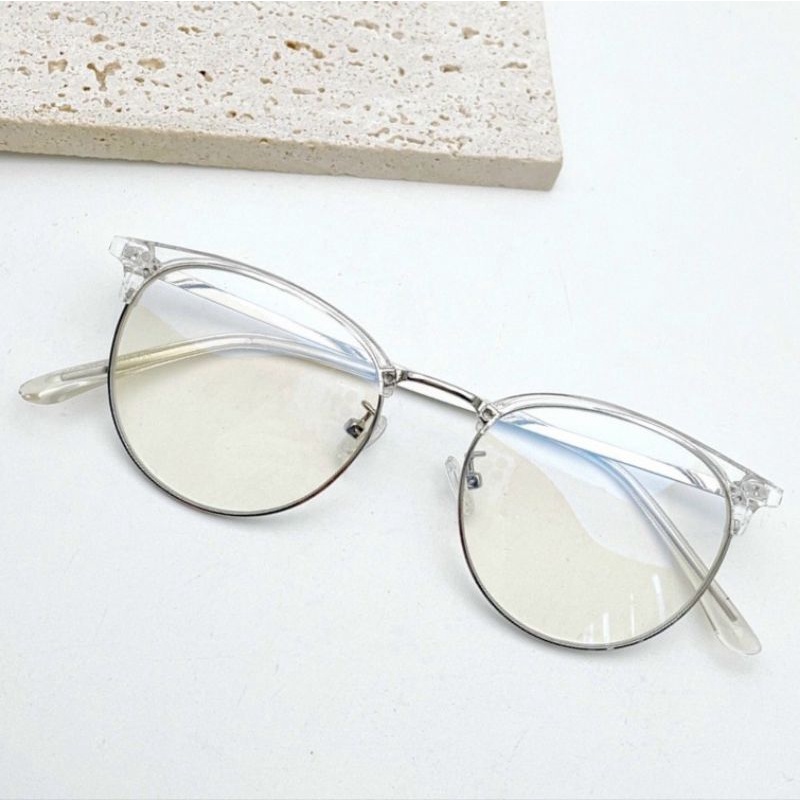 Gọng Kính Mắt Thời Trang Nam Nữ đã lắp sẵn tròng 0 độ
