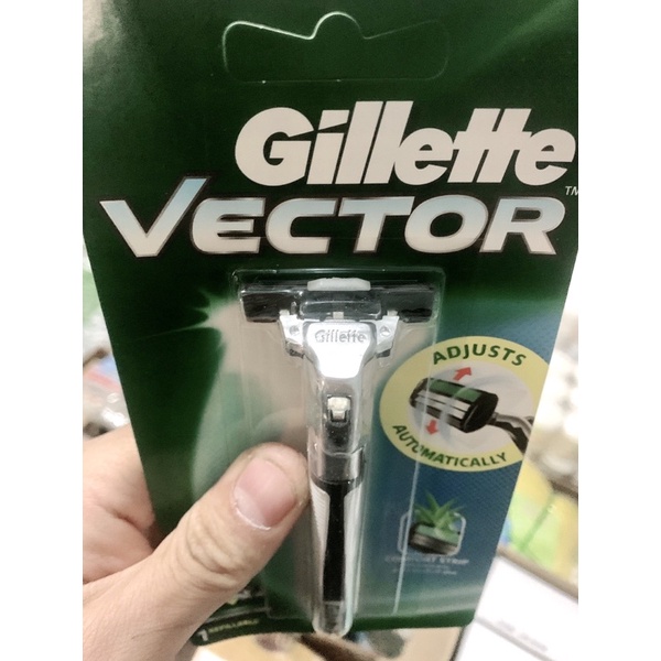 Bàn Cạo Râu Gillette Vecter 2 lưỡi kép Thái Lan.Có Tặng Lưỡi đi kèm