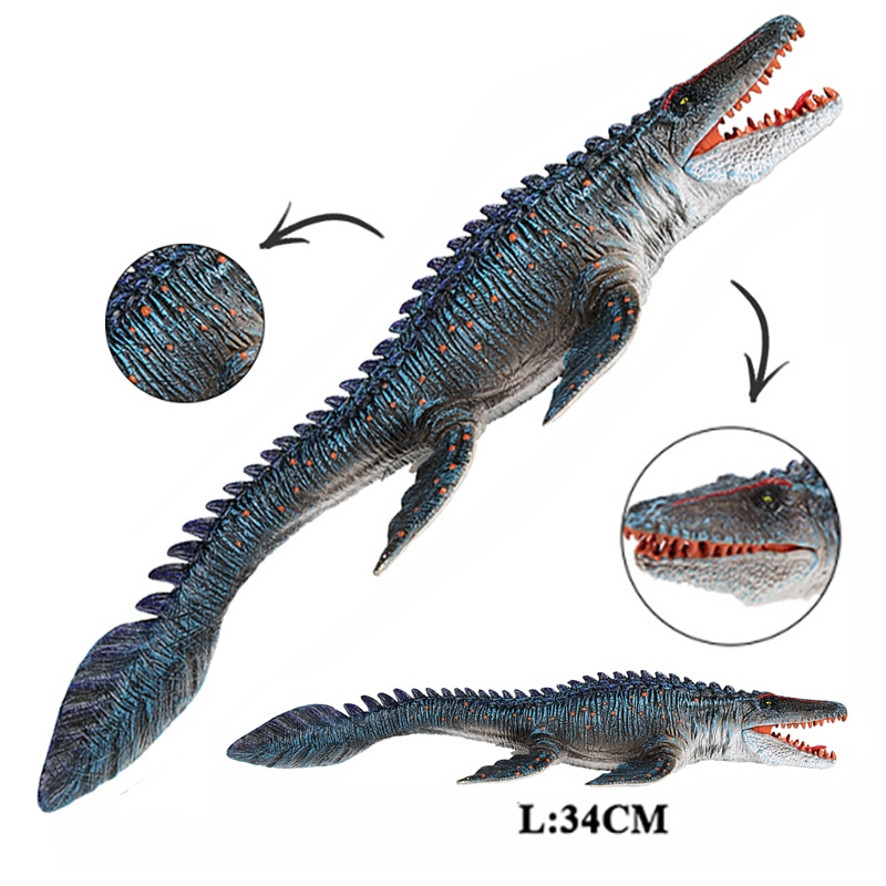 Đồ trang trí Đồ Chơi Khủng Long Mosasaurus Plesiosaur Cổ Điển Dành Cho Trẻ