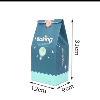 Combo 10 túi bánh mỳ hoa cúc dọc xanh