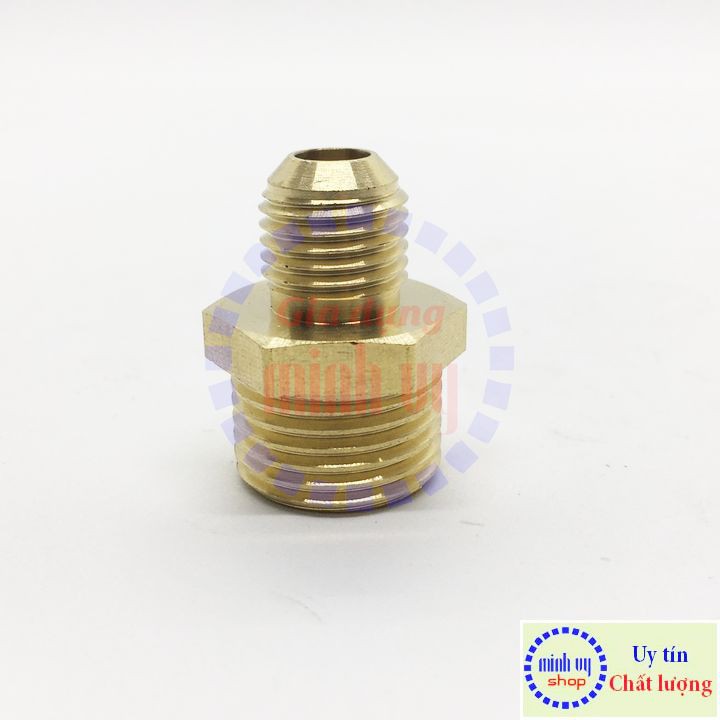 Khớp chuyển  - đầu chuyển ren NGOÀI 21mm   sang ren NGOÀI 14mm - phụ kiện máy rửa xe N21-N14loi