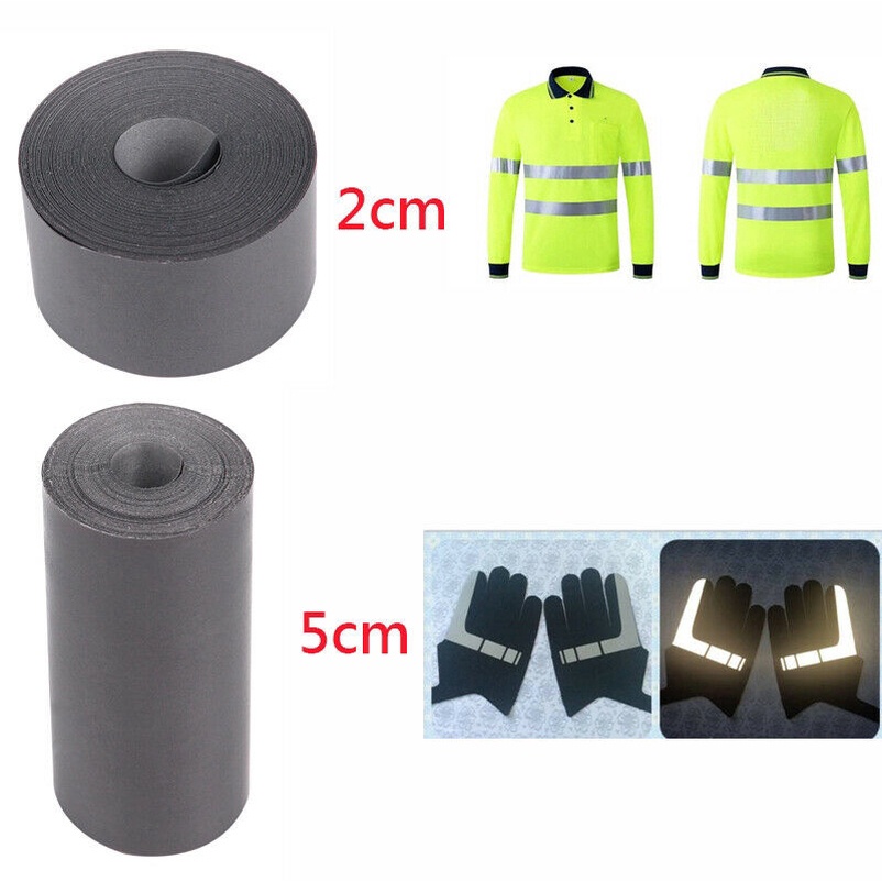 Cuộn dây dán phản quang màu bạc dài 5m dùng để trang trí quần áo độc đáo