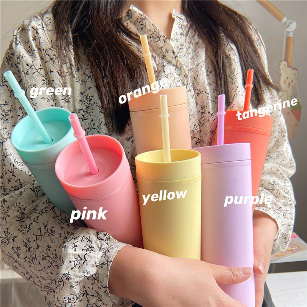 Bình Đựng Nước PISTA Dung Tích Lớn Có Nắp Và Ống Hút Tiện Dụng Mang Theo Du