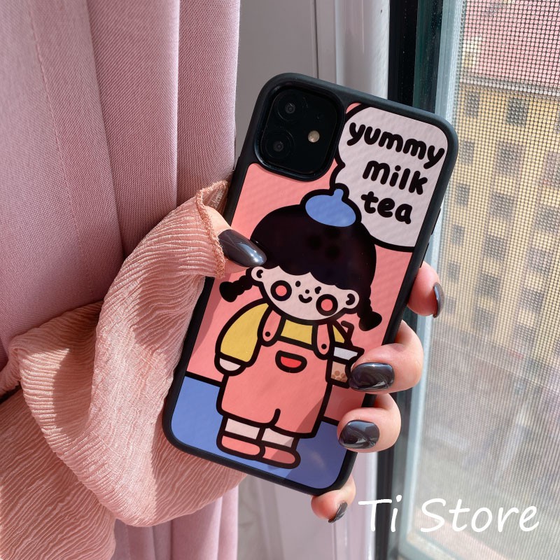 Ốp Lưng Yummy Milk Tea iP [ TI STORE ]